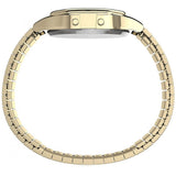 Timex T80 34mm Red/Gold Tone Expansion Band Unisex Digital Watch TW2V19200