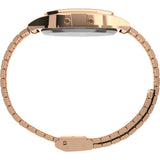 Timex T80 34mm Blue/Rose Gold Tone Unisex Digital Watch TW2V19600