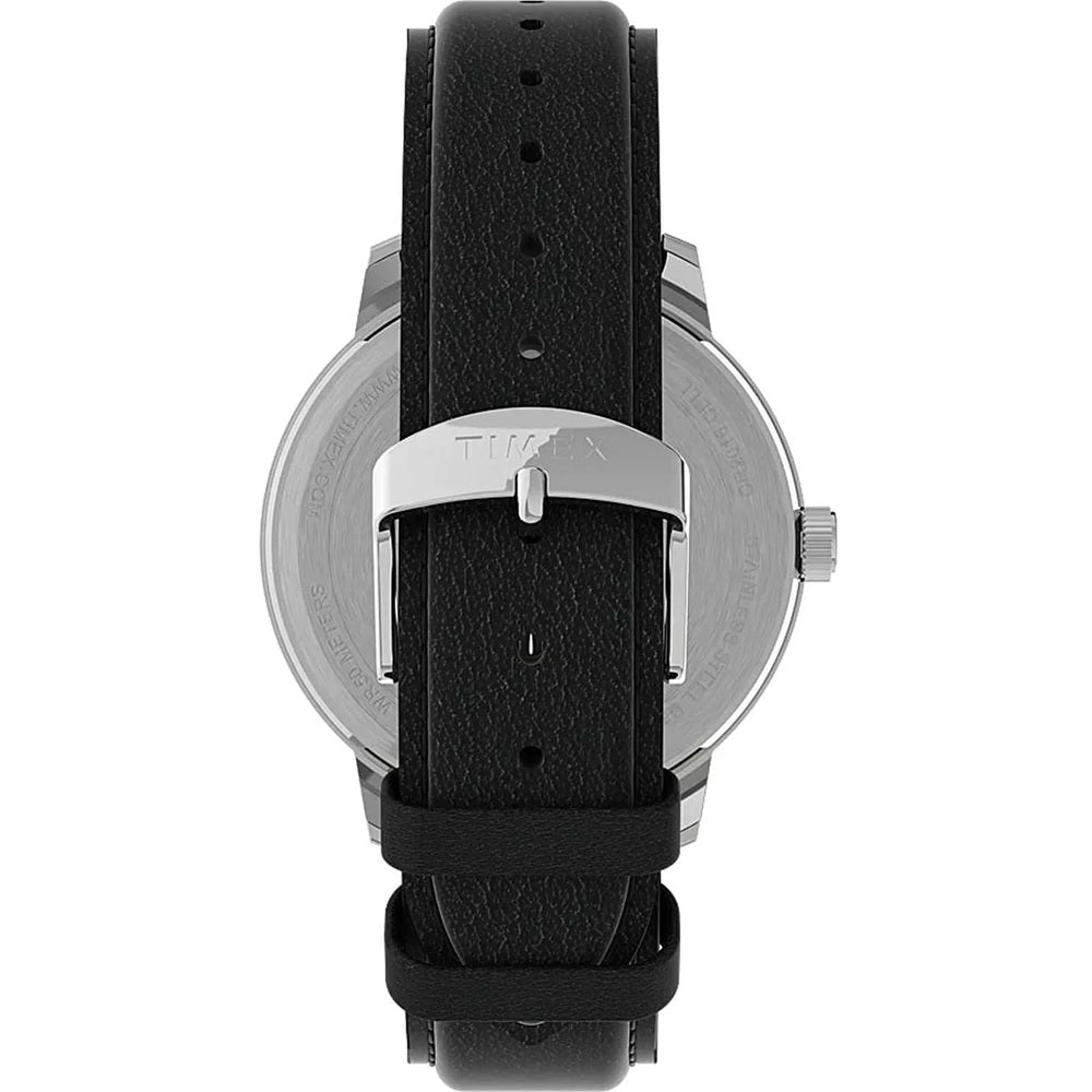 Timex Easy Reader Bold 43mm Black/Black Strap Men's 50M Watch TW2V21400