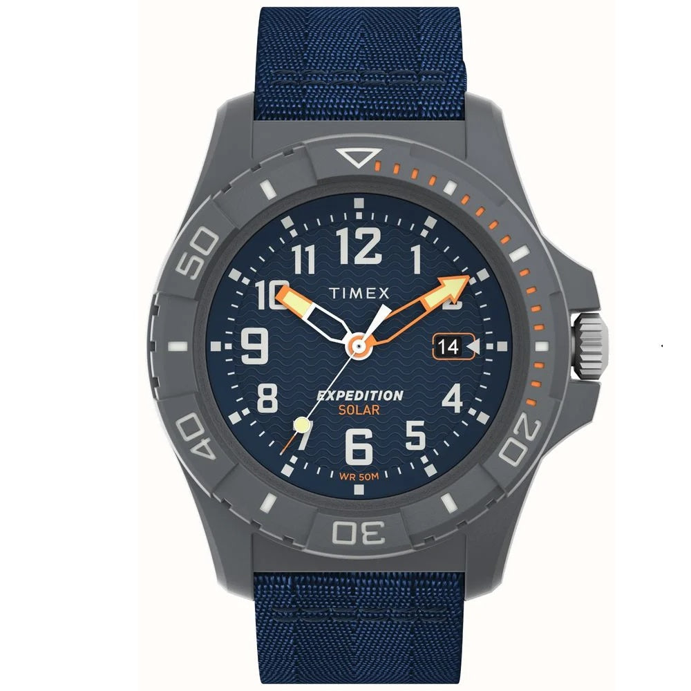 Timex Expedition North Freedive Ocean Solar Blue/Blue Strap Men's Watch TW2V40300