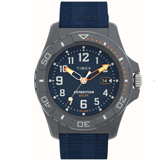 Timex Expedition North Freedive Ocean Solar Blue/Blue Strap Men's Watch TW2V40300
