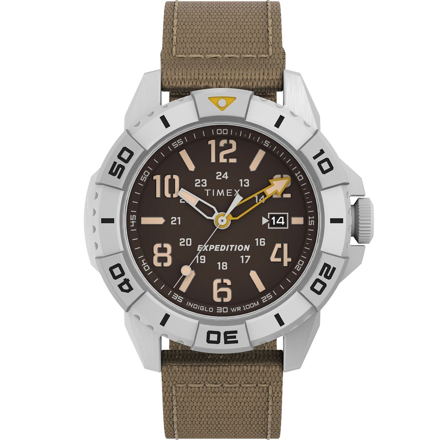Timex Expedition North Ridge Black/Tan Fabric Men's 100m Analog Watch TW2V62400