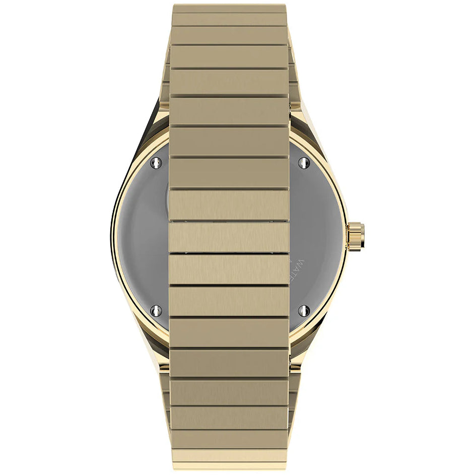 Timex Q Blue Lapis Lazuli/Gold Expansion Band Women's 50m Analog Watch TW2V92400
