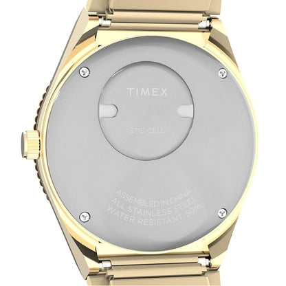Timex Q Sport Brown/Gold Expansion Band Women's 50m Analog Watch TW2V92500