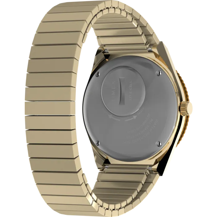 Timex Q Sport Brown/Gold Expansion Band Women's 50m Analog Watch TW2V92500