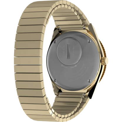 Timex Q Sport Brown/Gold Expansion Band Women's 50m Analog Watch TW2V92500
