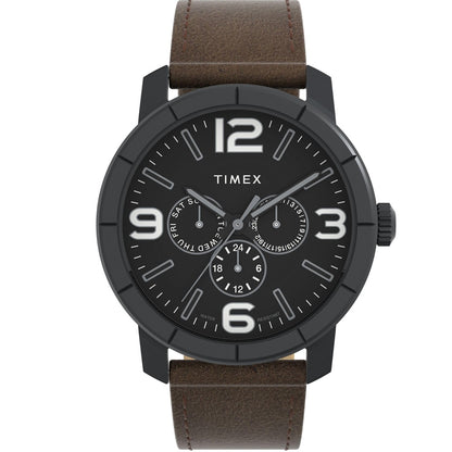 Timex Mod Black/Brown Men's 30m Analog Watch TW2W72000