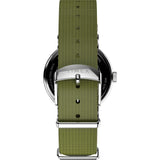 Timex Weekender 37mm White/Green Fabric Strap Unisex Analog Watch TW2W85600