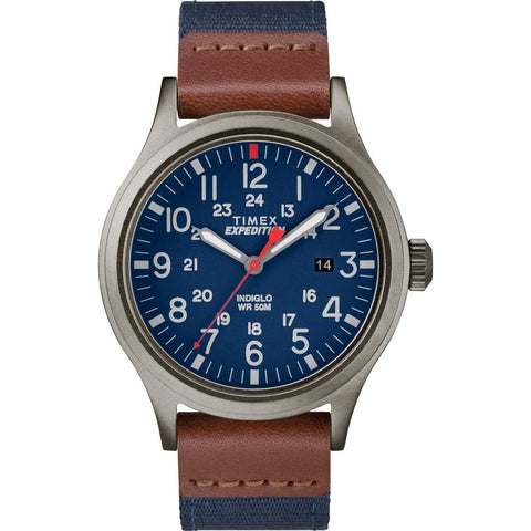 Timex Expedition Scout Blue/Blue Men's 50m Analog Watch TW4B14100