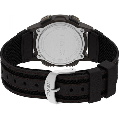 Timex Expedition Cat 5 Brown Leather Men's 100m Digital Sports Watch TW4B24500