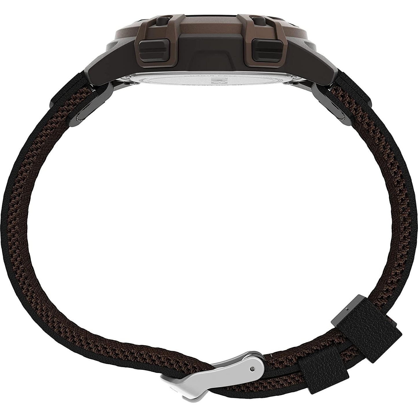 Timex Expedition Cat 5 Brown/Black Leather Men's 100m Digital Watch TW4B24600
