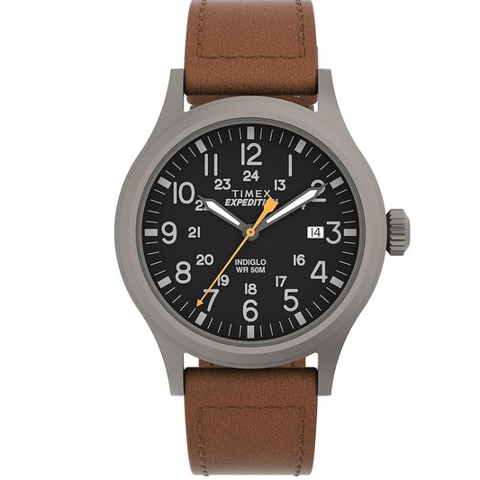 Timex Expedition Scout Black/Brown Men's 50m Analog Watch TW4B26000