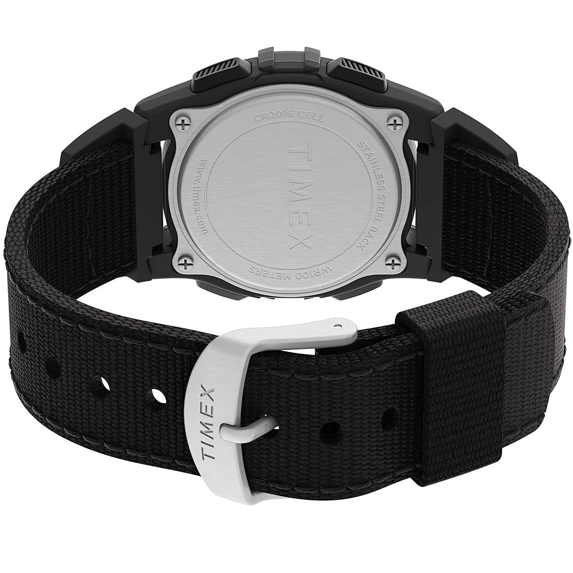 Timex Expedition Cat Black Fabric Strap 100m Unisex Digital Watch TW4B28000