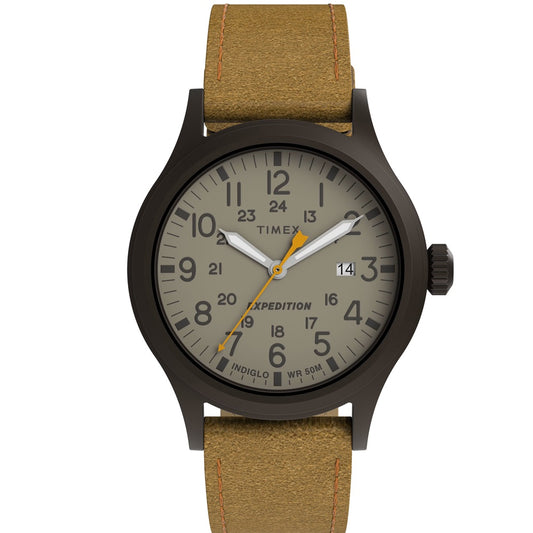 Timex Expedition Scout Beige/Brown Men's 50m Analog Watch TW4B34000