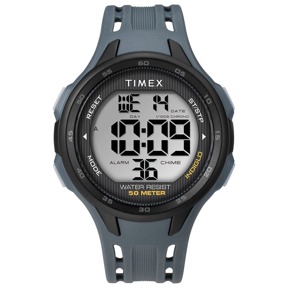 Timex DGTL Chrono Rugged 45mm Blue Men's 50m Digital Sports Watch TW5M41500