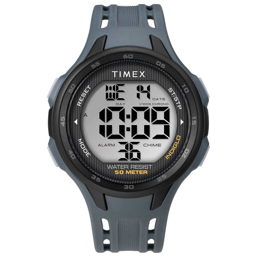 Timex DGTL Chrono Rugged 45mm Blue Men's 50m Digital Sports Watch TW5M41500
