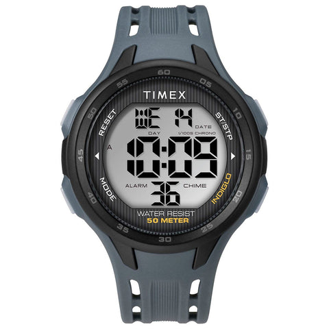 Timex DGTL Chrono Rugged 45mm Blue Men's 50m Digital Sports Watch TW5M41500