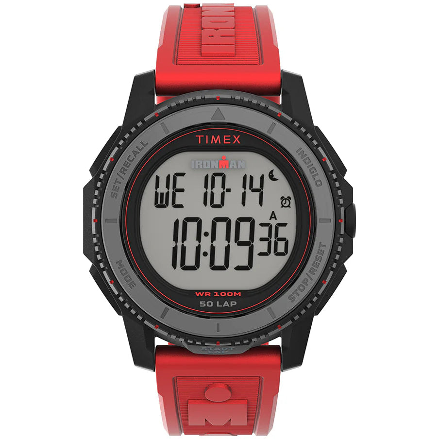 Timex Ironman Adrenaline Red/Black Men's 50m Digital Sports Watch TW5M57900