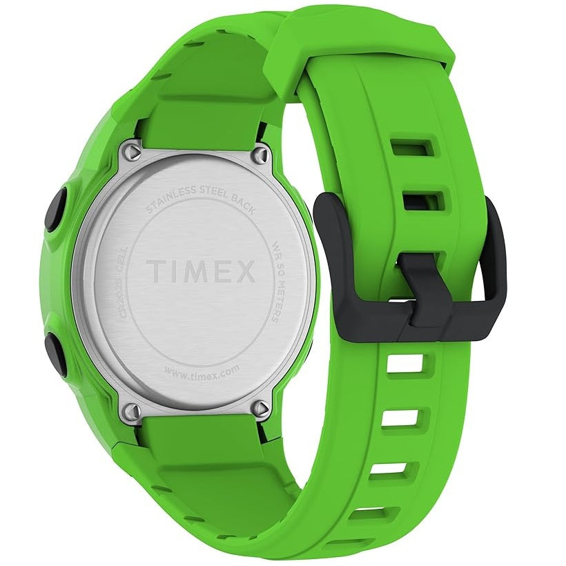 Timex Ironman T100 Lime Green 50m Unisex Digital Sports Watch TW5M62800