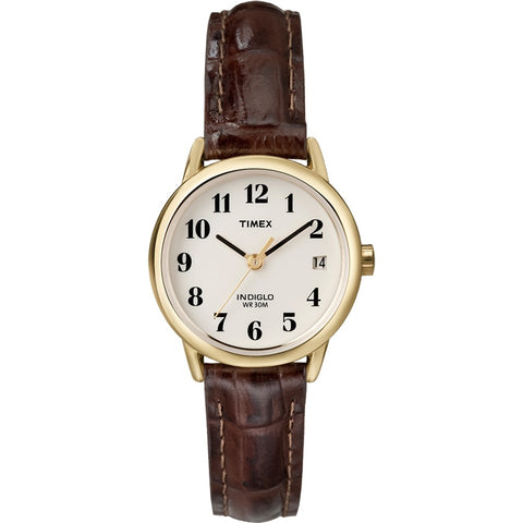 Timex Easy Reader Ivory/Brown Women's 30m Analog Watch T20071