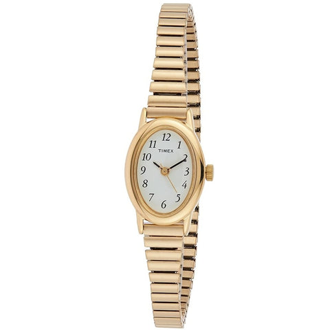Timex Cavatina Gold Tone/White Women's 30m Analog Watch T21872