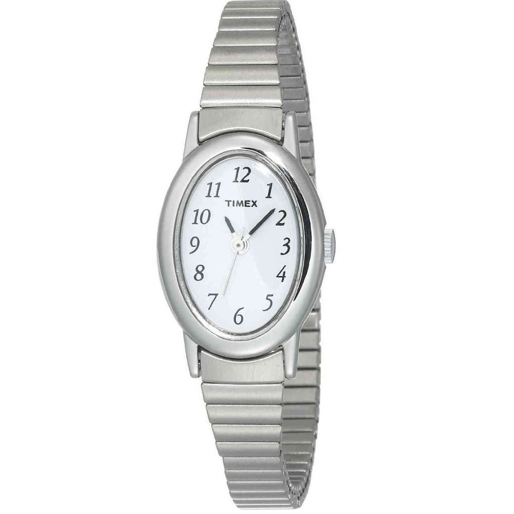 Timex Cavatina Silver Tone/Pearl Women's Analog Watch T21902