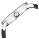 Timex Easy Reader White/Black Leather Men's 30m Analog Watch T2H281