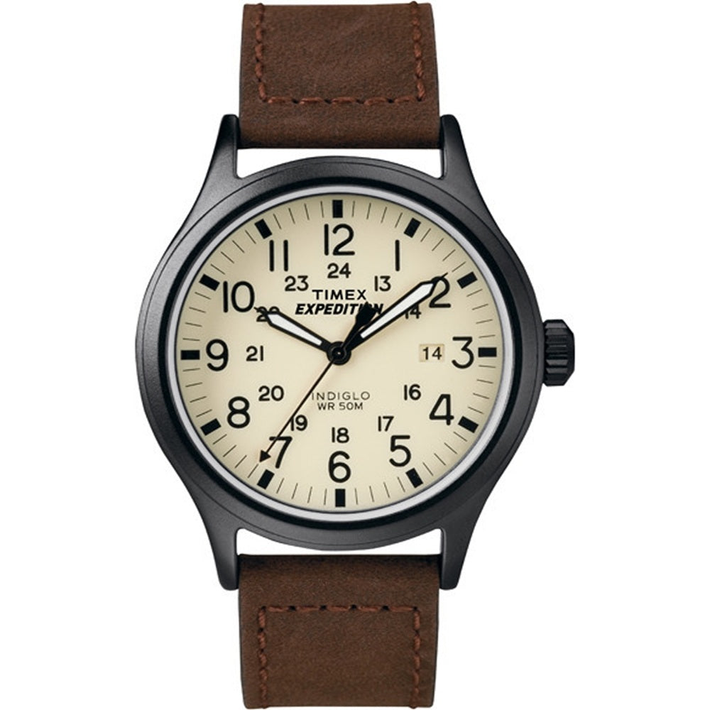 Timex Expedition Scout Cream/Brown Men's 50m Analog Watch T49963
