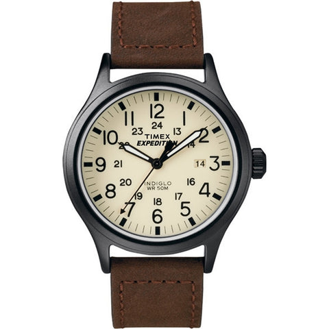 Timex Expedition Scout Cream/Brown Men's 50m Analog Watch T49963