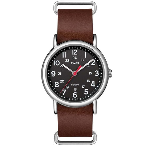 Timex Weekender Black/Brown Men's 30m Analog Watch TW2R63100