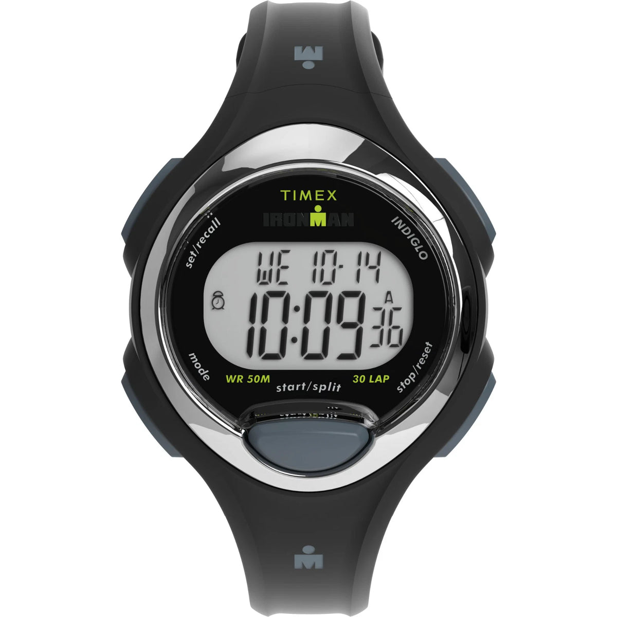 Timex Ironman Essential 30 Luxe Black Women's 50m Digital Lap Watch TW2W17300