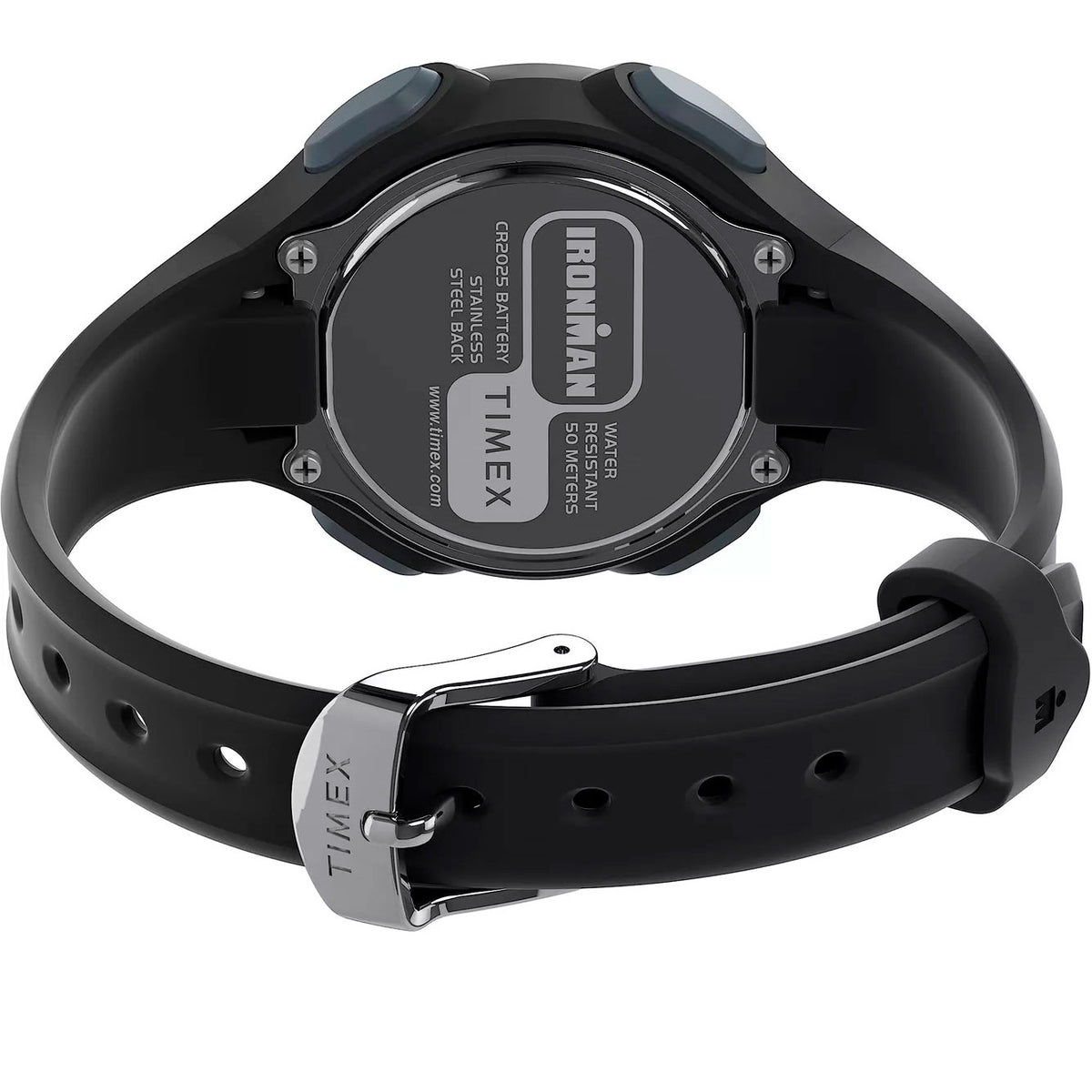 Timex Ironman Essential 30 Luxe Black Women's 50m Digital Lap Watch TW2W17300