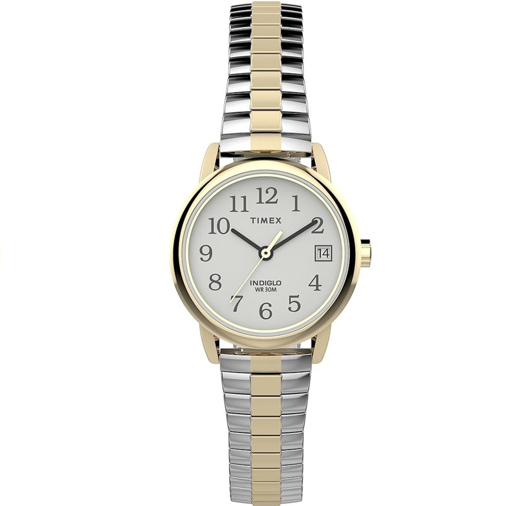 Timex Easy Reader Gold Tone/White Women's 30m Analog Watch TW2W46500