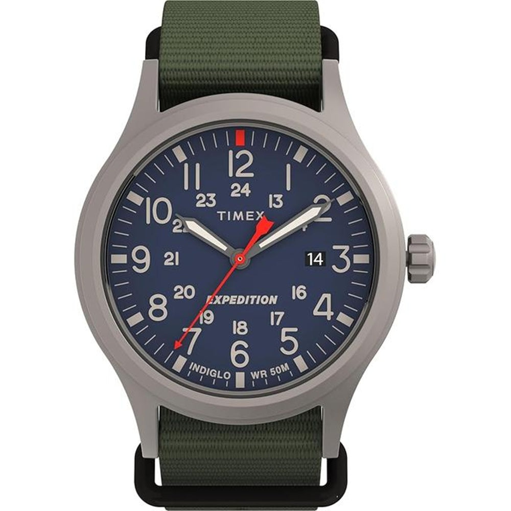 Timex Expedition Scout Blue/Green Men's 50m Analog Watch  TW4B32900
