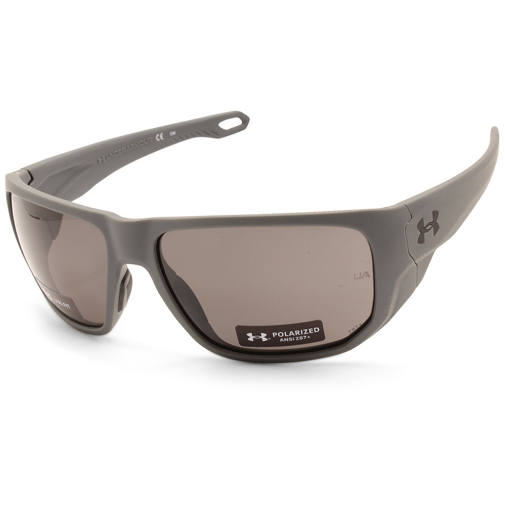 Under Armour Attack 2 Matte Grey/Grey Polarised Men's Sports Sunglasses RIW-6C