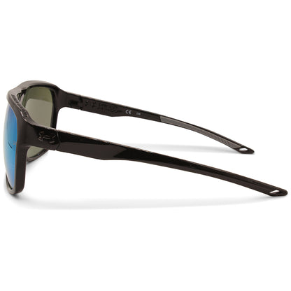 Under Armour Dominate Shiny Black/Green Mirror Unisex Fashion Sunglasses 807-V8