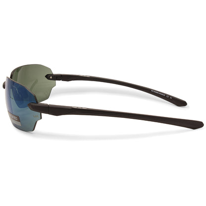 Under Armour Fire 2 Matte Black/Blue-Green Unisex Rimless Golf Sunglasses 807-V8