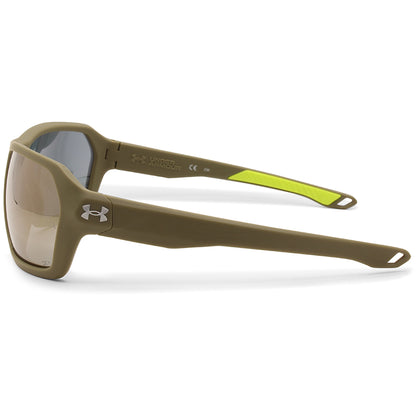Under Armour Recon Matte Olive Green/Brown Men's Sports Sunglasses SIF-2B