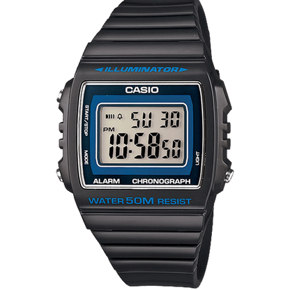 Casio W-215H-8A Shiny Dark Grey 50m Unisex Multi-function Digital Watch