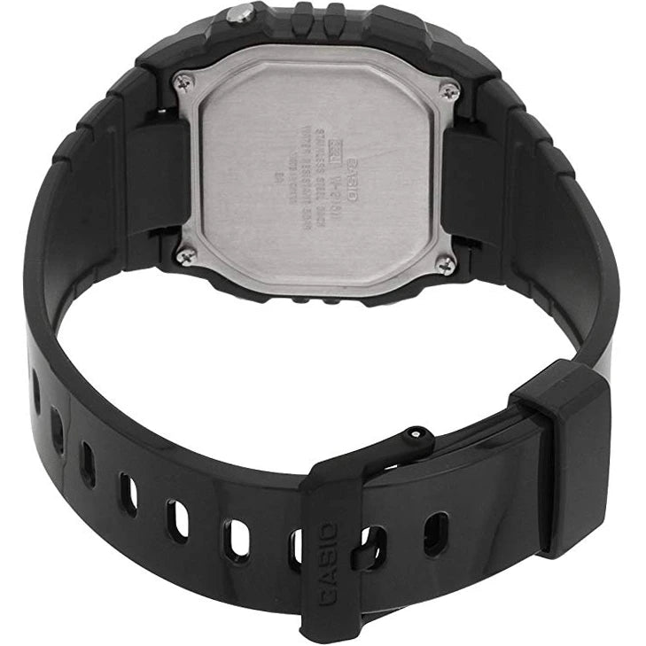 Casio W-215H-8A Shiny Dark Grey 50m Unisex Multi-function Digital Watch