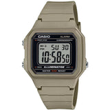 Casio Neutral Grey 50m Multifunction Unisex Digital Watch W-217H-5AV