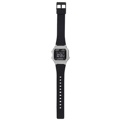 Casio Silver 50m Multifunction Casual Unisex Digital Watch W-217HM-7B