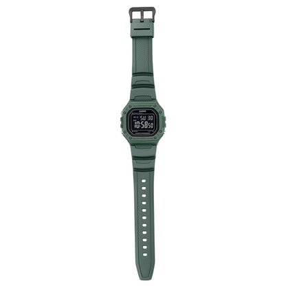 Casio Green 50m Multi-Function Unisex Digital Sports Watch W-218H-3B