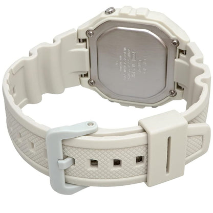 Casio Pop White Unisex 50m Digital Sports Watch W-218HC-8A