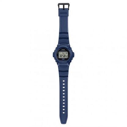 Casio Blue Basic 50m Unisex Digital Multifunction Casual Watch W-219H-2A