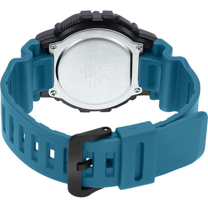 Casio Black/Teal Men's 100m Multifunction Digital Sports Watch WS-1400H-3AV