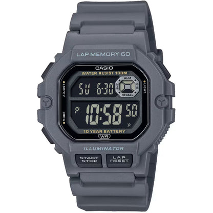Casio Black Dial/Grey Men's 100m Digital Sports Watch WS-1400H-8BV