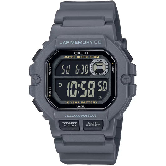 Casio Black Dial/Grey Men's 100m Digital Sports Watch WS-1400H-8BV