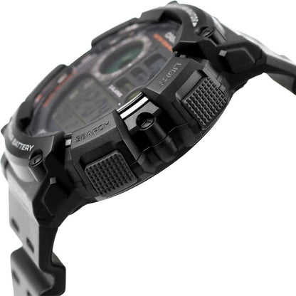 Casio Black Men's 100m Digitlal Fishing/Sports Watch WS-1500H-1AV