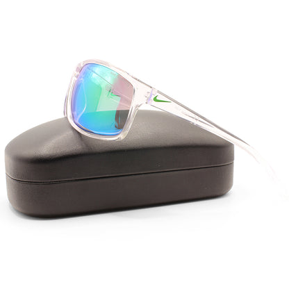 Nike Adrenaline Clear/Grey-Green Mirror Men's Sport Sunglasses EV1113 901